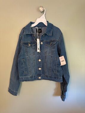 Joe's Jeans Girls' Blue Denim Trucker Jacket